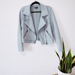 Women’s Suede Moto Jacket